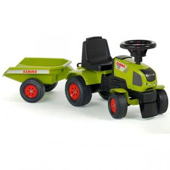 Falk Claas Traktorrutscher mit Anhänger