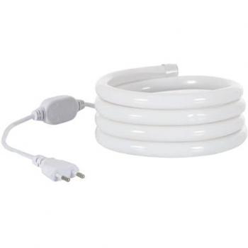 Néon Flexible LED 360° Rond – Dimmable 120 LED/m – 220 V AC – Orange – IP67 – Coupe personnalisée 100 cm
