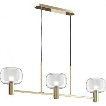 Maytoni Vision 3 Light Bar Pendant Ceiling Light Gold E14