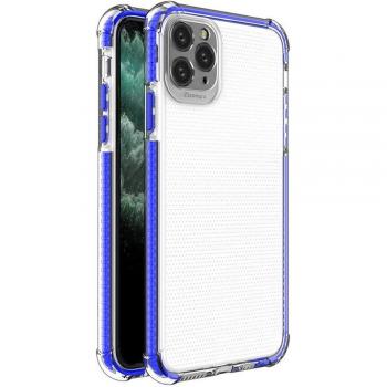Protezione Elastica Blu con Cornice Spring Armor per iPhone 11 Pro Max