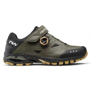 Zapatillas Northwave Spider Plus 3 MTB Verde Grisáceo Negro