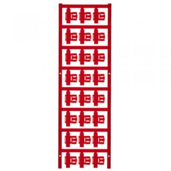 Étiquettes Porte Weidmüller SFC 2.5/21 MC NE RT 1062080000 5.80 x 21 mm Rouge 120 pièces