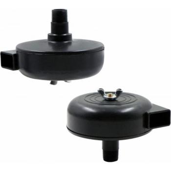 Filtre silencieux air comprimé Aiperq – deux unités, 3/8 (16 mm) filet mâle, coque métallique