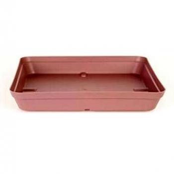 Soucoupe jardin Capri 38 x 38 x H 5 cm Gris taupe