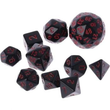 10 Pcs Multi-Sided Dice for Adult Games