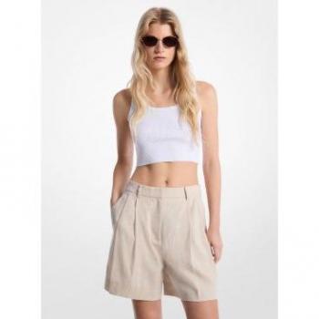 Bermudas Casual Lino Beige Michael Kors MS53012H6R