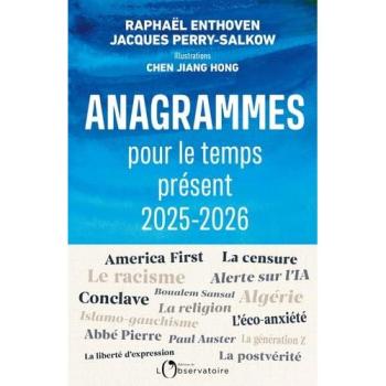 Anagrammes pour le temps présent 2025-2026 (Grand format)