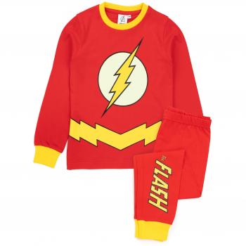 Pyjama Long Manches et Jambes Longues The Flash Rouge 10-11 Ans
