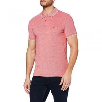 Wrangler SS, Polo Raffiné, Couleur Rouge Formula Red XWO, Taille XX-Large, Hommes