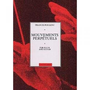 Poulenc Mouvements Perpetuels Flûte Guitare