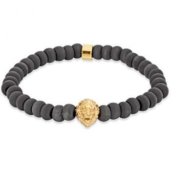 Pulsera Save Brave SBB-LEON-G para Hombre 21 cm