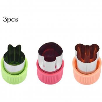 3Pcs Fondant Cake and Cookie Plunger Mould Set