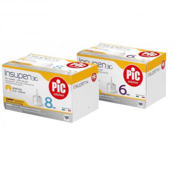 AGO PER PENNA DA INSULINA PIC 31 GAUGE 6 MM 100 PEZZI