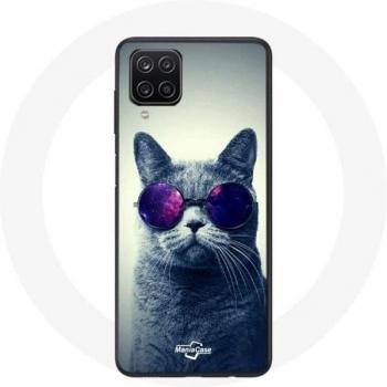 Katzenbrillen-Design Hülle für Samsung Galaxy A22 4G