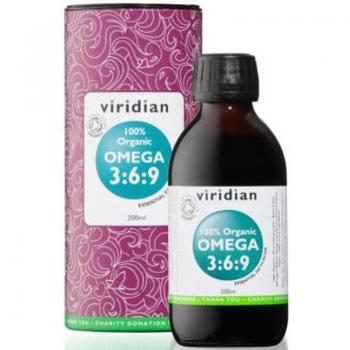 Aceite Omega 3-6-9 200 Mililitros Vegano Viridian VIRIDIAN