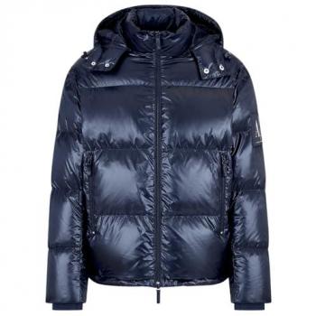 Armani Giubbotto in nylon trapuntato Blue Navy Taglia M