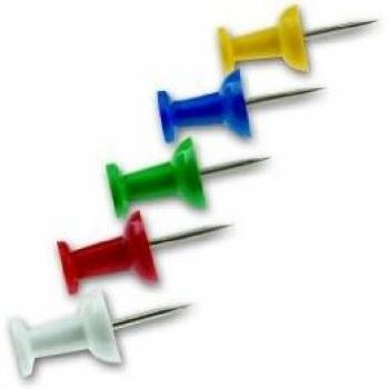 Pinwand‑Marker‑Set SUKI: 120 Stücke, 25 Farboptionen – Kunststoff (SKU 6175165)