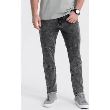 OMBRE Slim-Fit Herrenjeans mit besonderen Nähten