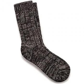 Birkenstock Men's Cotton Twist Socks in Brown Fabric (Size UK 5.5-8)