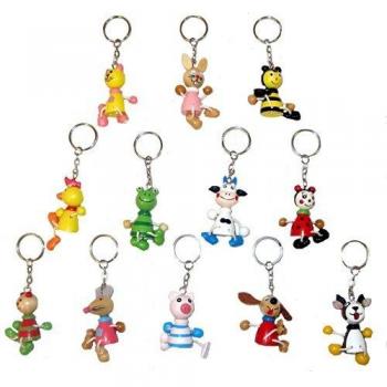 Animal Kingdom 60‑Piece Keychains