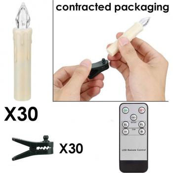 Chandelle LED scintillante sans flamme