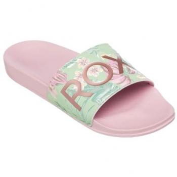 Roxy Slippy 38 Rosado y Verde