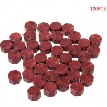 100Pcs Octagonal Wax Seal Beads