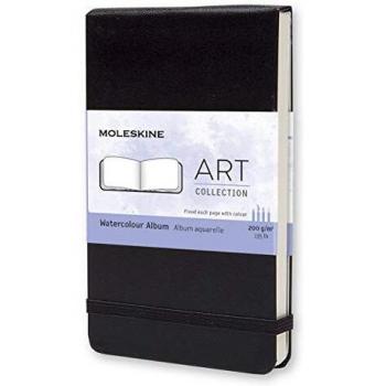 Quaderno Acquarello Moleskine Colore Nero 60 Fogli