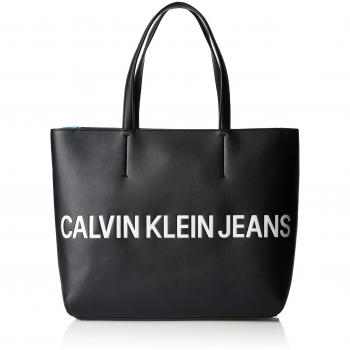 Calvin Klein Jeans Sculpted Logo Handbag, Women's Black, 14x30x36 cm