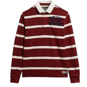 Camiseta Roja Superdry Athletic Rugby