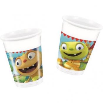 Henry Hugglemonster Feierbecher aus Plastik (8er Set) schwarz
