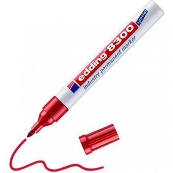 Industrie-Permanentmarker edding 8300 rot