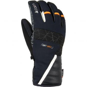 Guanti da sci Cairn Summit PrimaLoft C‑Tex blu scuro + arancio 9.5
