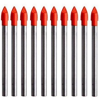 Gunpla 10 Pieces Drill Bits 6mm Glass and Tile Drill Bit Set in Tungsten Carbide