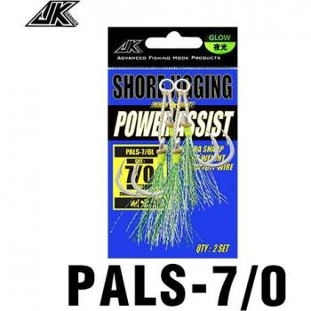 5 Packs Zware Assist Haken Glow 1/0-11/0 voor Boot Vissen