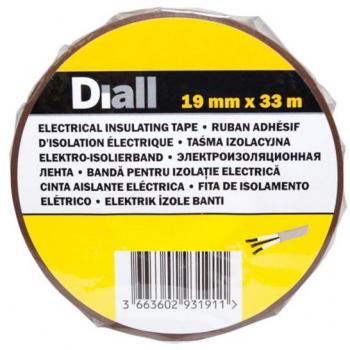 Marrón Diall Banda Aislante 19 mm x 33 m
