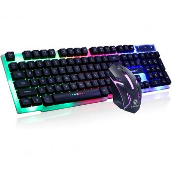 Kit Ergonómico Teclas 104 + Ratón RGB