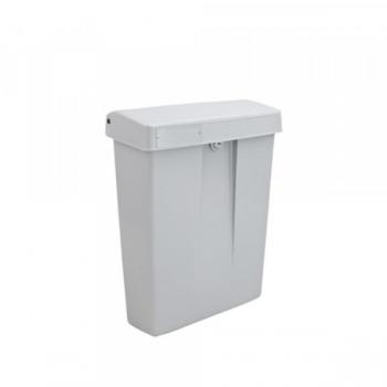 Kunststof postkast Summus met slot (2 sleutels) zilver RAL 9006
