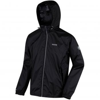 Regatta Herren-Regenjacke Lyle IV, winddicht, Schwarz, XXXXX-Large