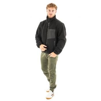 Superdry Relaxed Fleece Trekker Jacket for Men Black L