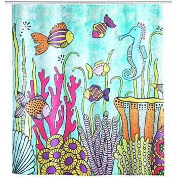 Duschvorhang »Rollin'Art Ocean Life«, Höhe 200 cm, mehrfarbig