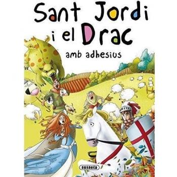 Sant Jordi i el Drac amb adhesius (Tapa blanda).