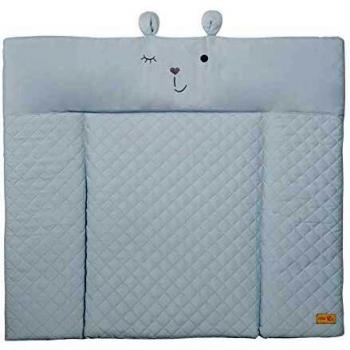 Roba® Wickelauflage »Style, Soft, sky« mit aufgesticktem Gesicht