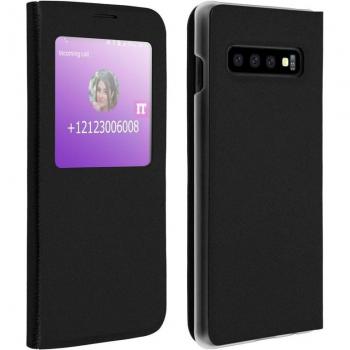 Carcasa de Libro Transparente “Clear View” Ultra Thin para Samsung Galaxy S10 Plus