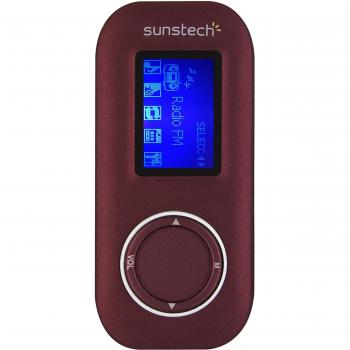Sunstech Reproductor 8GB Rojo con Pinza