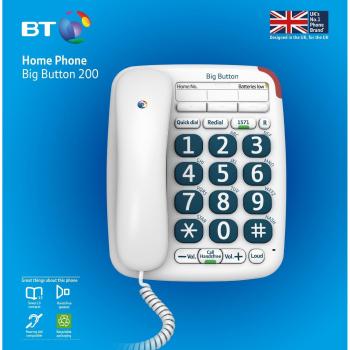 BT Big Button 200 Amplified Telephone