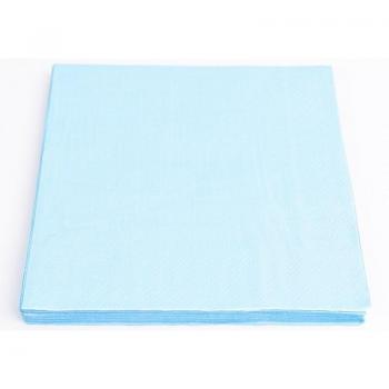 Serviettes pastel 20 pièces rose/bleu pour fête 33x33cm