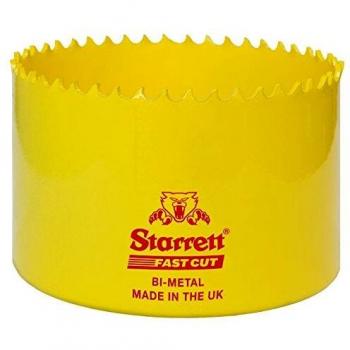 Starrett Zylindersäge HSS Bi-Metall D.95mm Schnitt-T.41mm 6 Zähne/Zoll gelb lackiert FCH0334