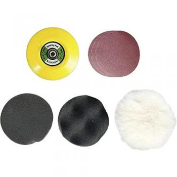 Set d'éponges et disques de ponçage 75 mm