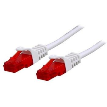 BIGtec 10m LAN Kabel Gigabit Ethernet Netzwerkkabel Patchkabel DSL weiß